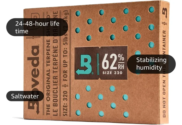 Boveda Humidity Pack Terpene Shield – 62% : 320g