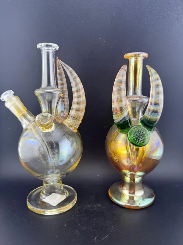 Brando Glass Horned Fumed Rig 10mm 90°