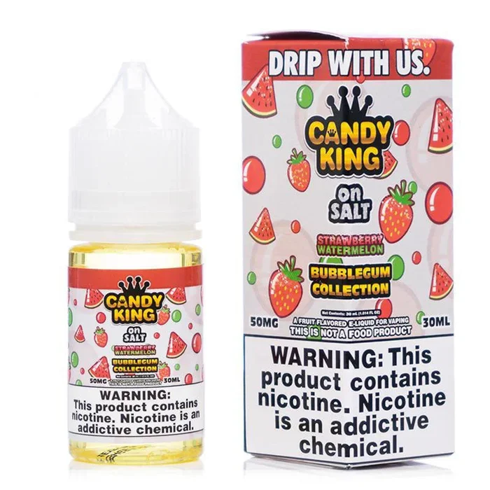 Bubblegum Collection on Salt by Candy King – Strawberry Watermelon