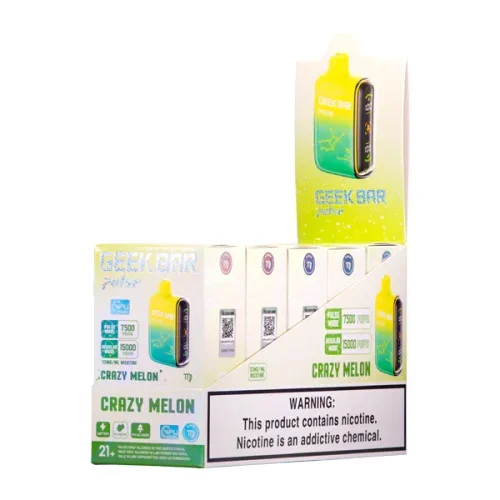 BULK Crazy Melon GEEK BAR Pulse – 5 Pack