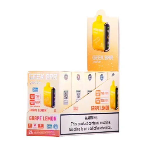 BULK Grape Lemon GEEK BAR Pulse – Box of 5