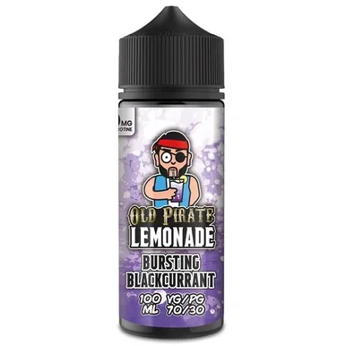 Bursting Blackcurrant E Liquid 100ml by Old Pirate Lemonade