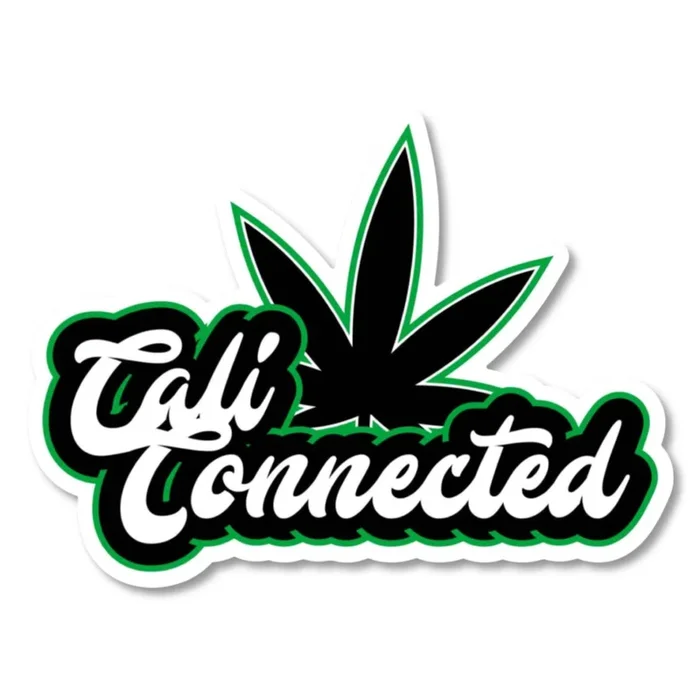 CaliConnected® Large Die Cut Weed Leaf Sticker ?