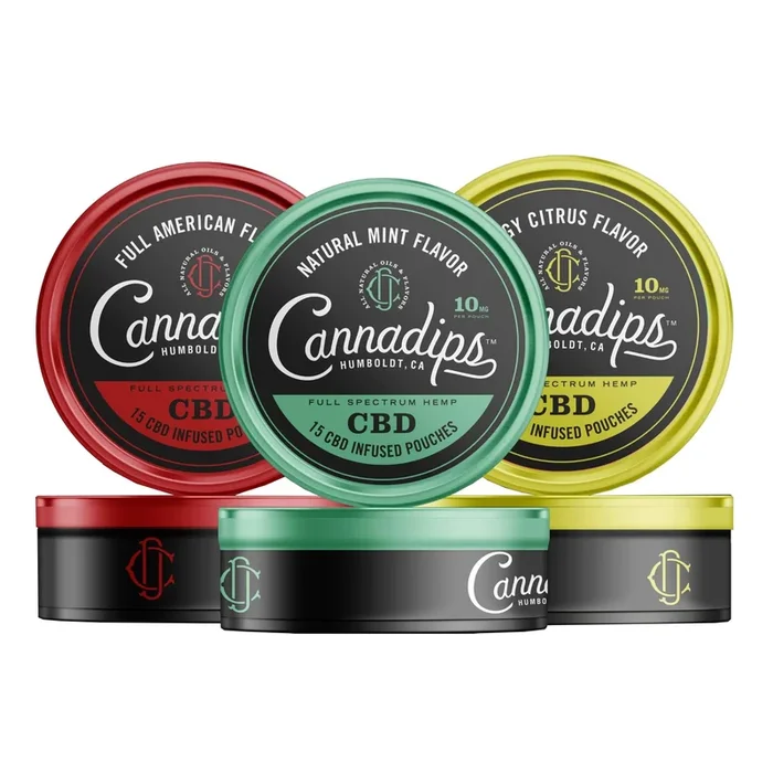 Cannadips CBD 3 Tin Sampler