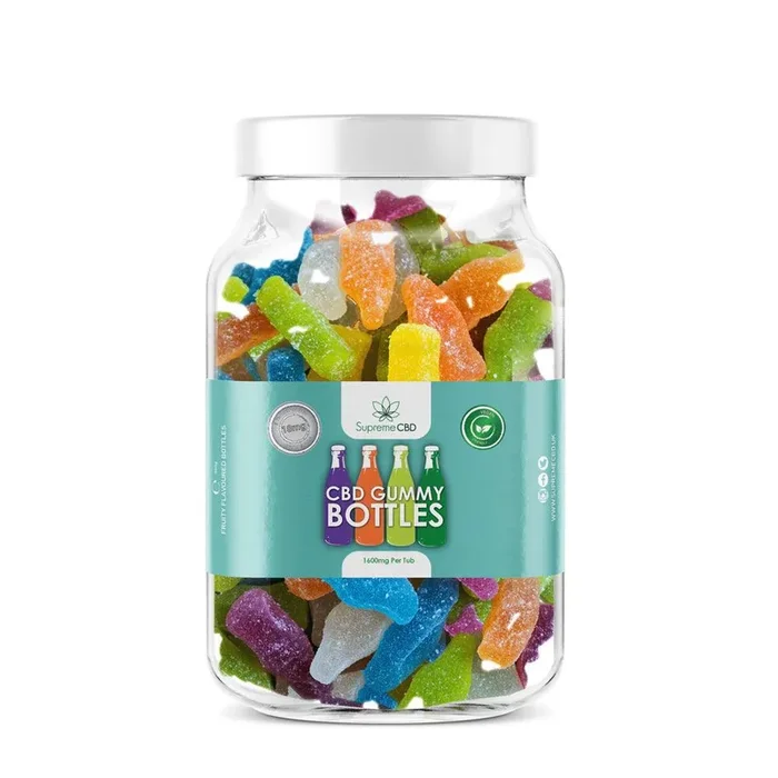 CBD Gummy Bottles 1600mg Tub