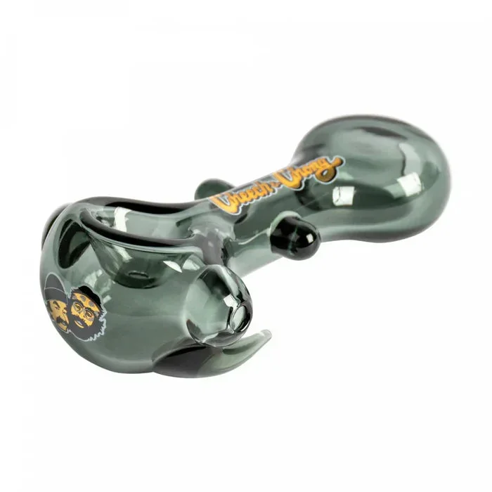 Cheech & Chong® Glass – 4.25″ Clear Far Out Man Hand Pipe