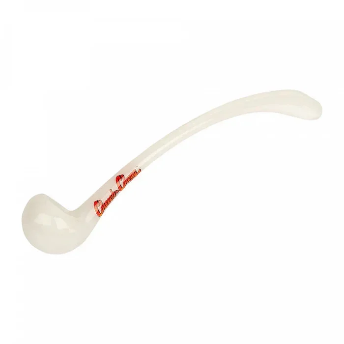 Cheech & Chong® Glass – 9″ White Chongdolf Hand Pipe