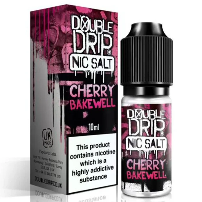 CHERRY BAKEWELL TART E-LIQUID BY DOUBLE DRIP NIC SALT