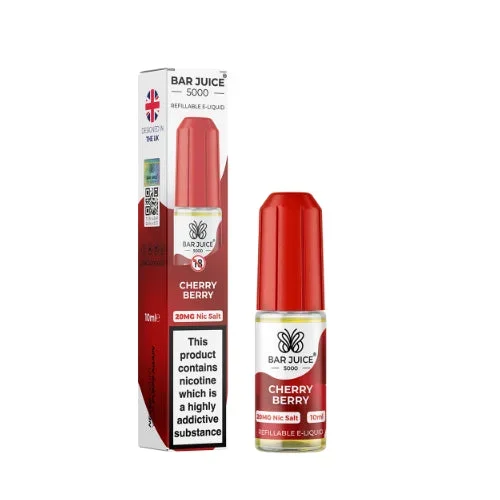 Cherry Berry – Bar Juice Nic Salts 10ml *New*
