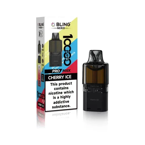 Cherry Ice – Crystal Bling Nero 10K Refill Pods