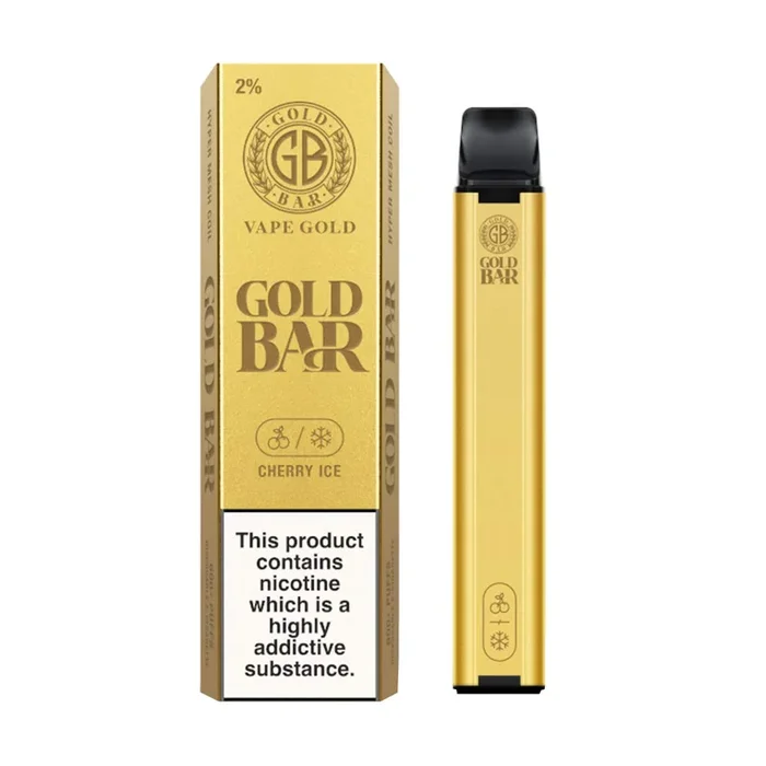Cherry Ice Gold Bar 600 Disposable Vape