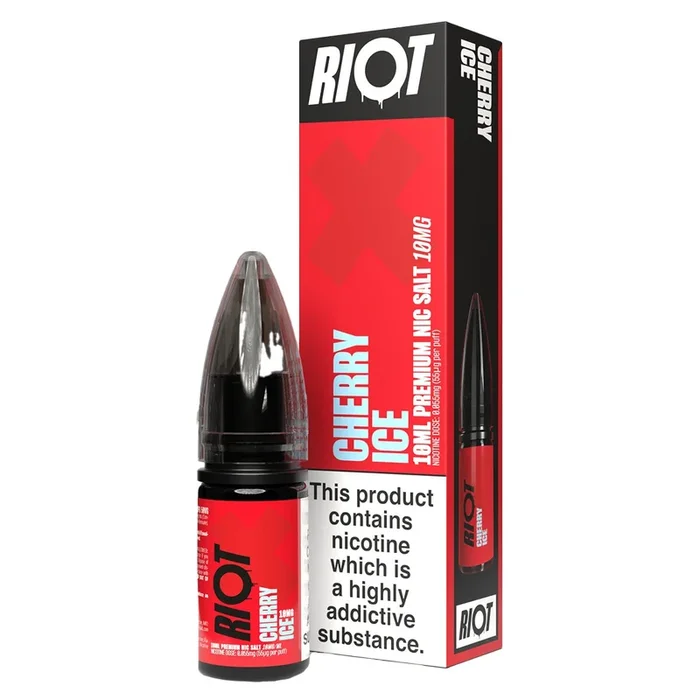 Cherry Ice Riot X 10ml Nic Salt By Riot Squad