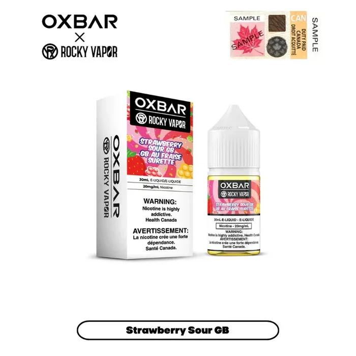[CLEARANCE] Rocky Vapor x Oxbar E-Liquids – Strawberry S GB