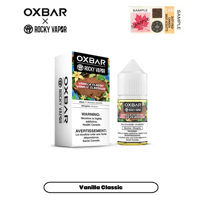 [CLEARANCE] Rocky Vapor x Oxbar E-Liquids – Vanilla Classic