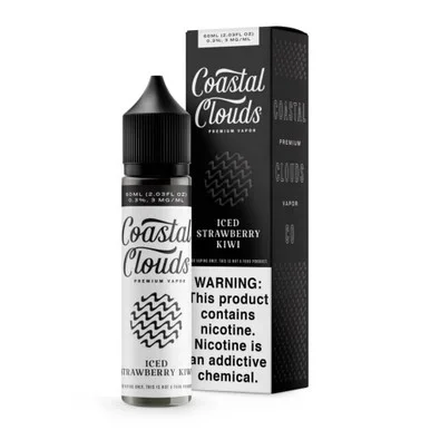 Coastal Clouds E-Liquid – Iced Strawberry Kiwi – 60ml