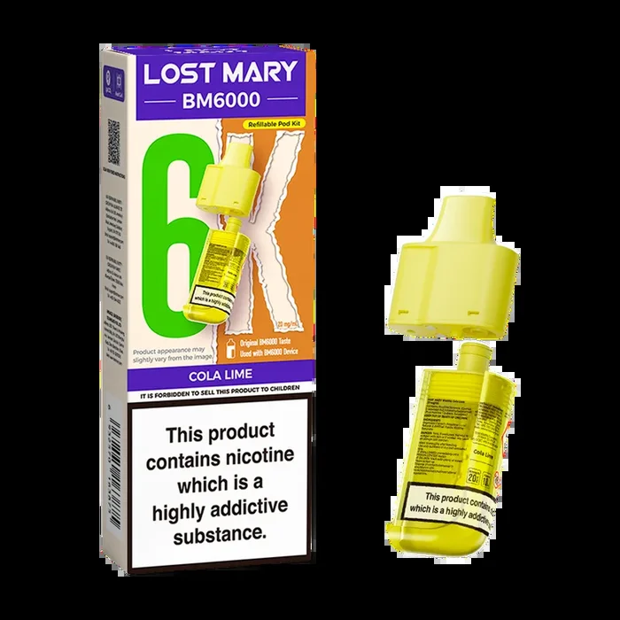 Cola Lime Lost Mary BM6000 Refill Pack