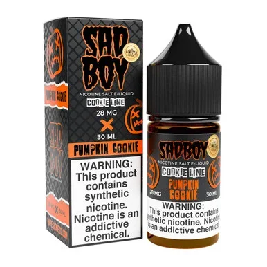 CookieLine Pumpkin Cookie Synthetic Nicotine 30ml Salt E-Juice | SadBoy