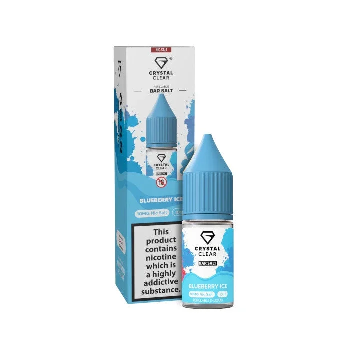 Crystal Clear Nic Salts – Blueberry Ice