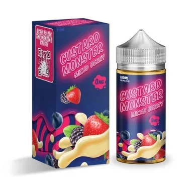 Custard Monster E-Liquid – Mixed Berry – 100ml