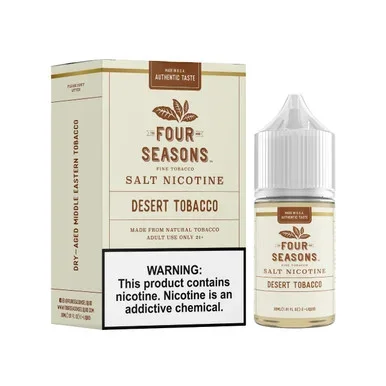 Desert Tobacco Salt 30ml E-Juice | Four Seasons