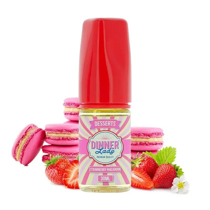 Dinner Lady Strawberry Macaroon SaltNic 30ml
