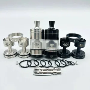 Diplomat Style MTL RTA Atomizer 23mm 4.5ml 5.1ml Single Coil RTA 3.2ml Single coil MTL Vape Atomizer