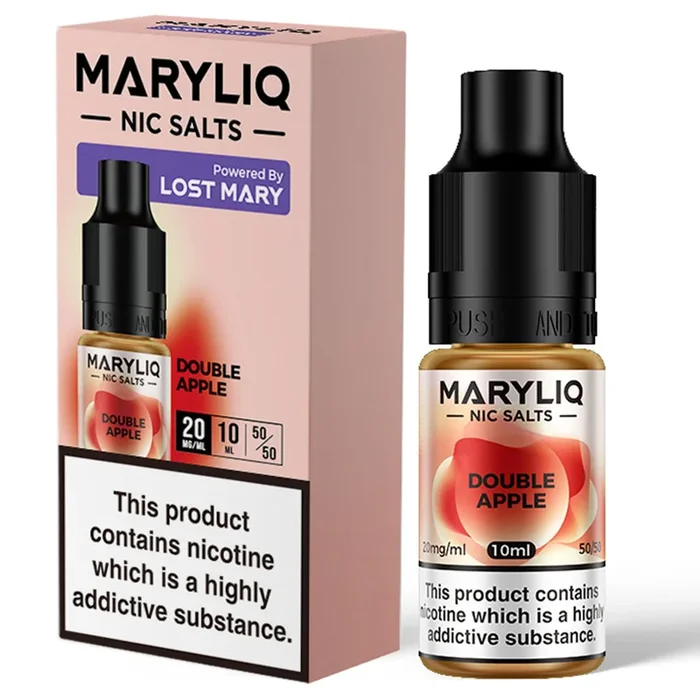 Double Apple By Maryliq – Lost Mary Nic Salt E-Liquid 10ml