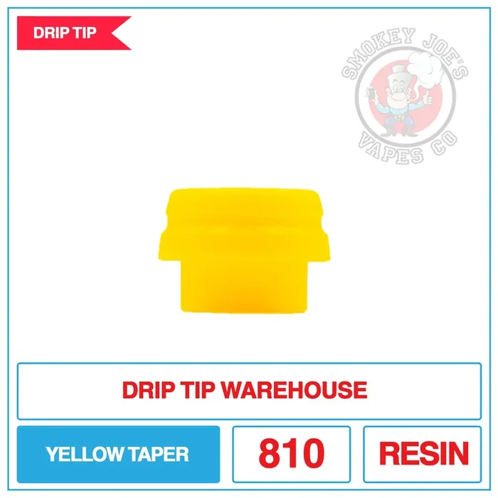 Drip Tip Warehouse – 810 Drip Tip – Yellow Taper
