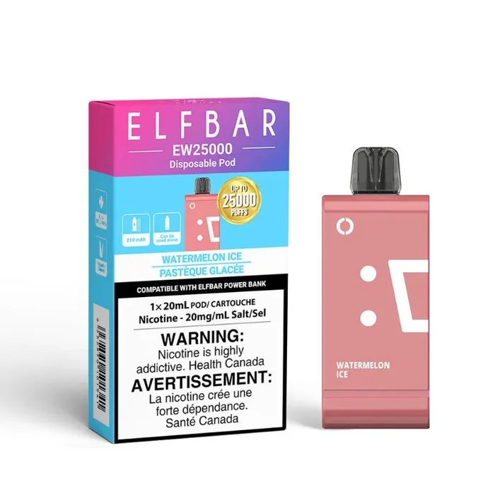 Elf Bar EW25K Watermelon Ice Disposable Pod (25000 Puffs)