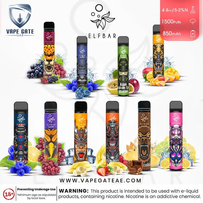 Elf Bar Lux 1500 Disposable Pod Device 850mAh
