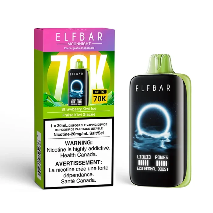Elf Bar MoonNight 70k – Strawberry Kiwi Ice