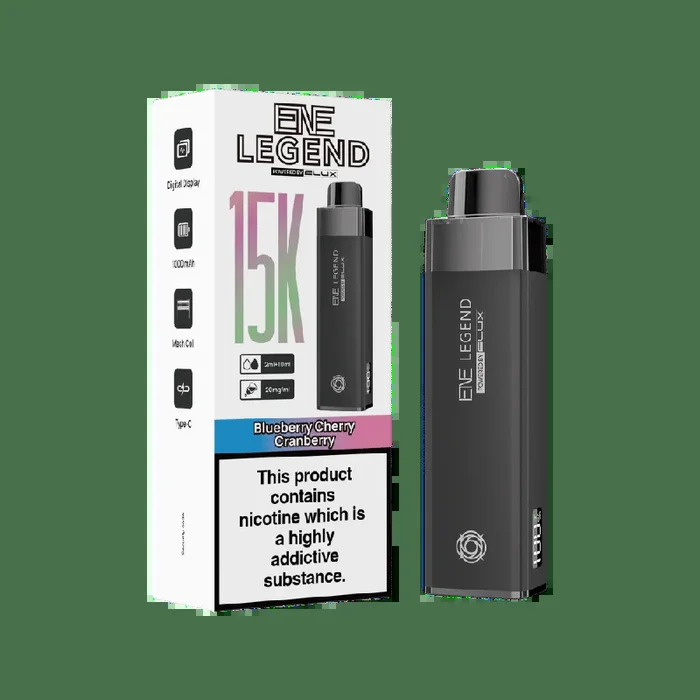Elux ENE Legend 15k Prefilled Pod Kit Blueberry Cherry Cranberry