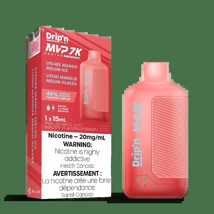 ENVI Drip’n MVP 7K – Lychee Mango Melon Iced Disposable Vape
