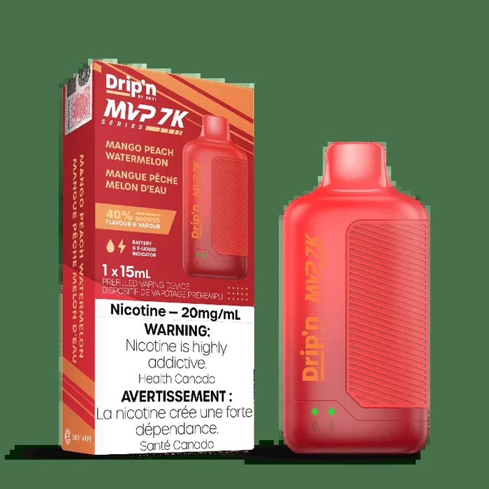 ENVI Drip’n MVP 7K – Mango Peach Watermelon Disposable Vape