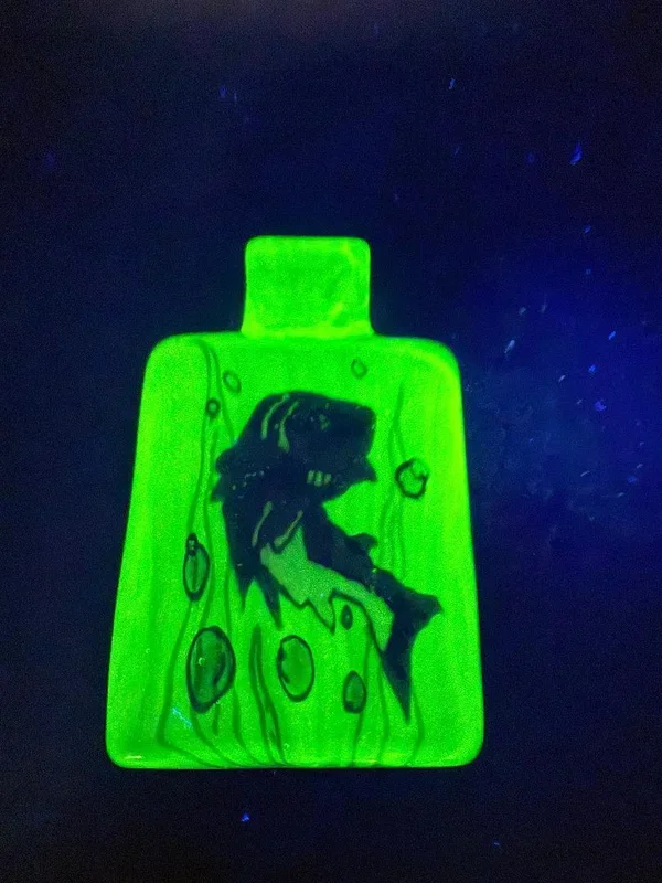 Filla John Glass Pendant – Triple Layer UV Fish