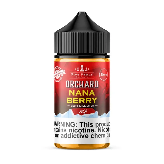 FIVE PAWNS Orchard Blend Nana Berry Ice Freebase E-Liquid