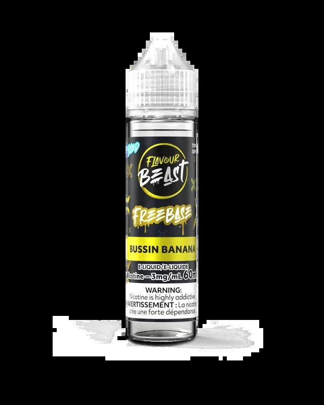 Flavour Beast E-Liquid Freebase – Bussin’ Banana Iced