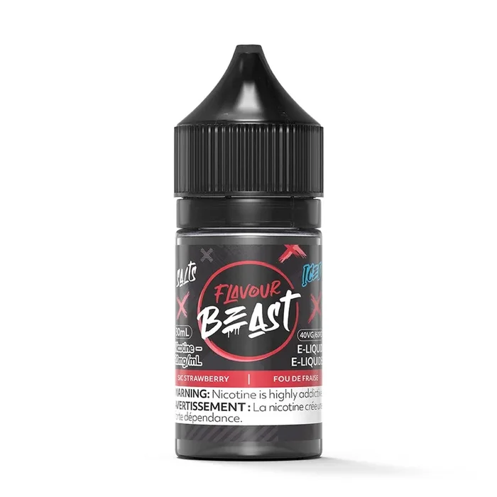 Flavour Beast Salt – Sic Strawberry Iced Nic Salt E-Liquid