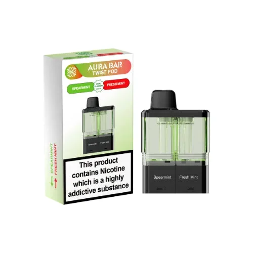 Fresh Mint / Spearmint – Crystal Prime Twist 40K Replacement Pods