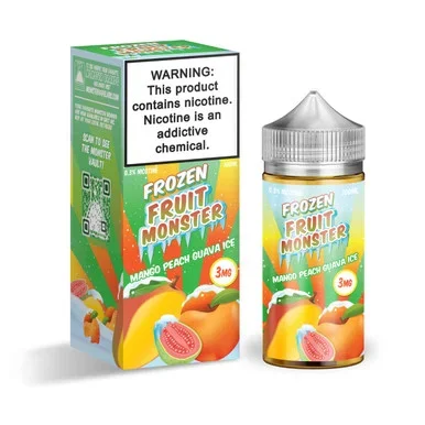 Frozen Fruit Mango Peach Guava Ice 100ml E-Juice | Jam Monster