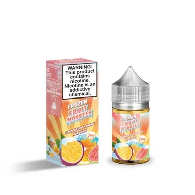 Frozen Fruit Passionfruit Orange Guava Salt 30ml E-Juice | Jam Monster