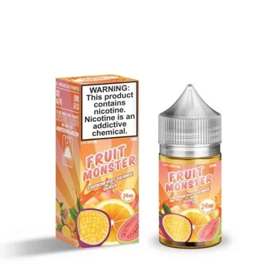 Fruit Monster Salt E-Liquid – Passionfruit Orange Guava – 30ml