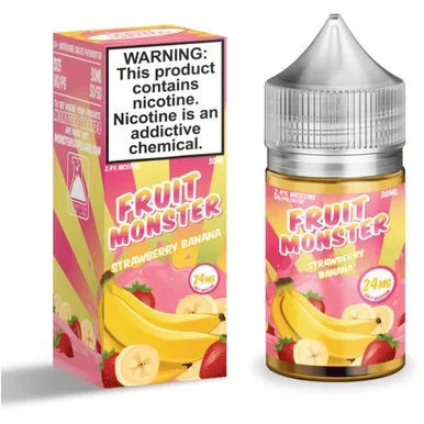 Fruit Strawberry Banana Salt 30ml E-Juice| Jam Monster