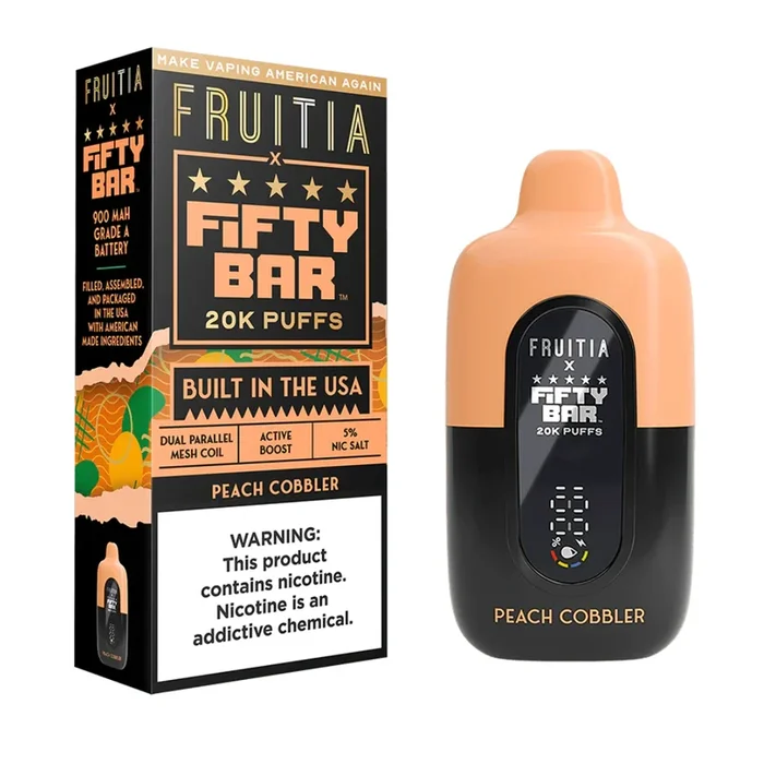 Fruitia x Fifty Bar 20K Box of 5