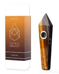 Gemstone Jewel Pipe – Tiger Eye