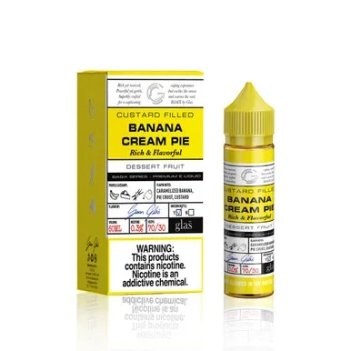 Glas Basix Series E-Liquid – Banana Cream Pie – 60ml