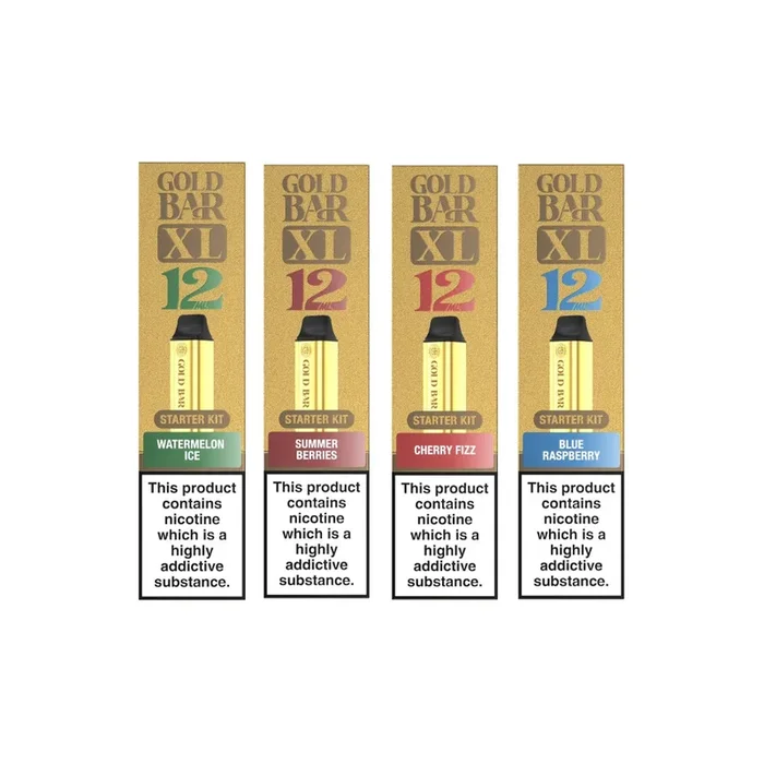 Gold Bar – XL Prefilled Pod Vape Kit 10000 Puffs 20mg