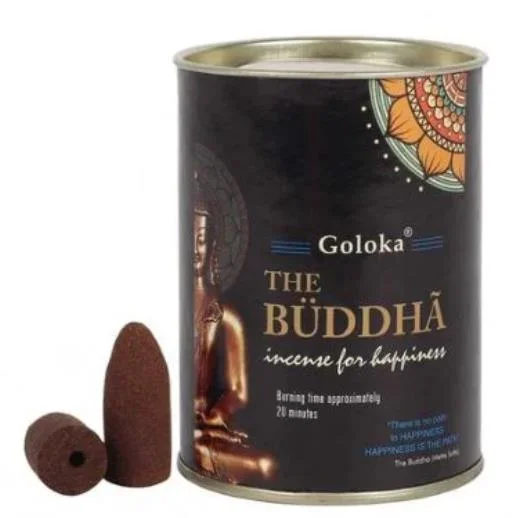 Goloka Backflow Cones – Buddha Backflow Incense 24 Cones
