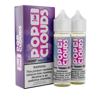 Grape Synthetic Nicotine 120ml E-Juice | Pop Clouds