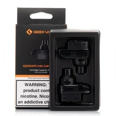 H45 Replacement Cartridge Pod (2/pk) | Geek Vape | 4ml | Black